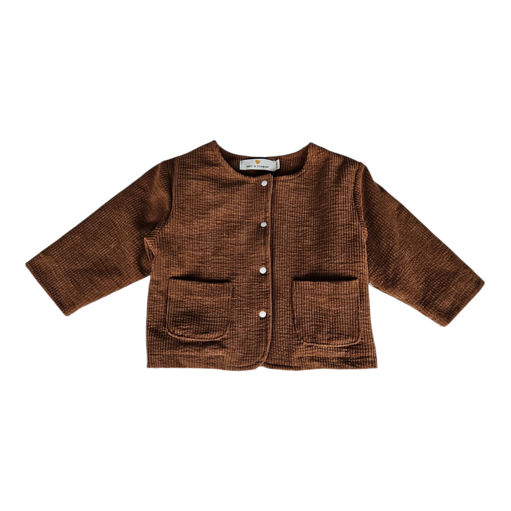 Veste bébé mixte molletonnée – Boutons pression