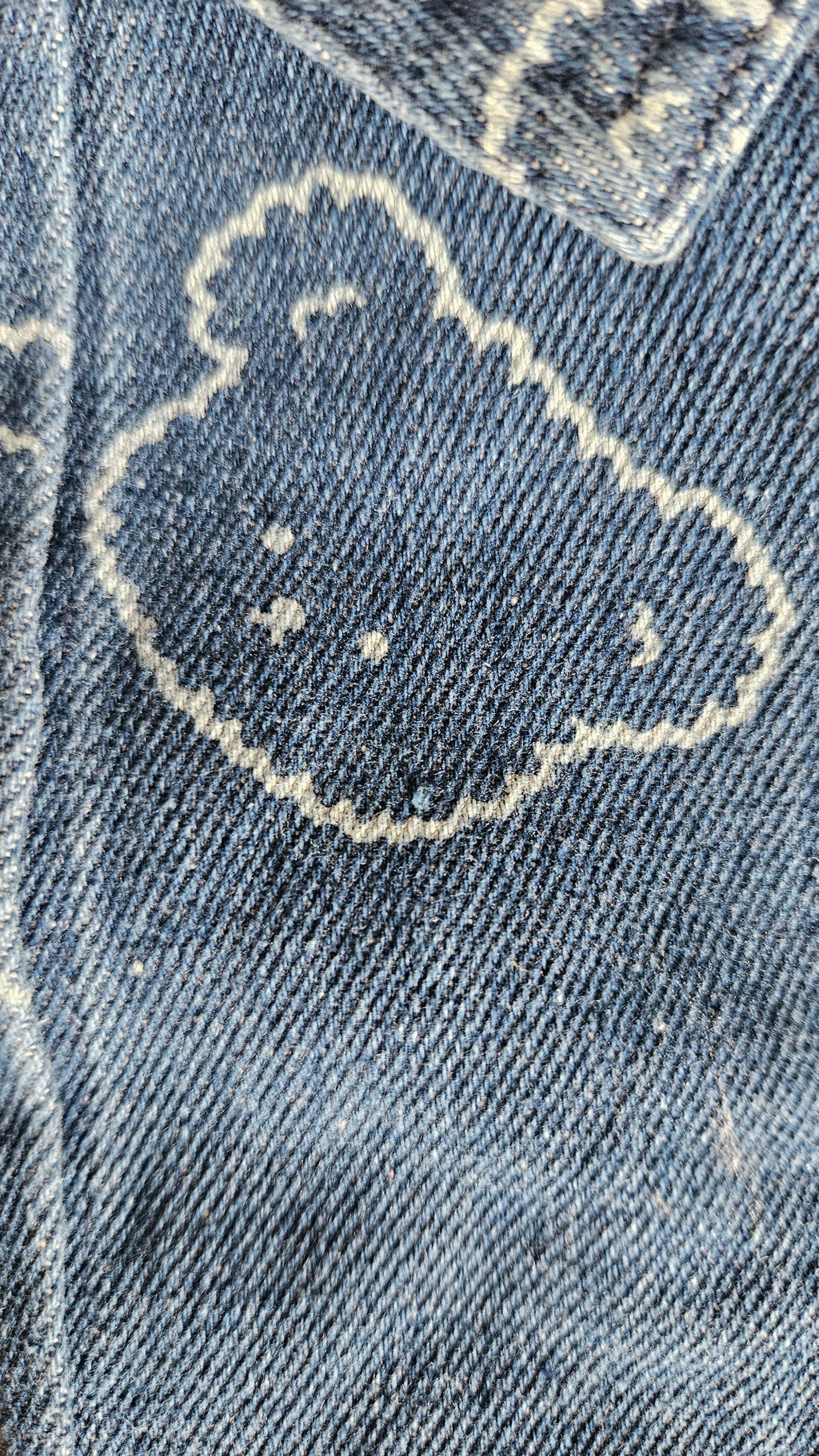 Pantalon en jean bébé mixte – Motif ourson – Ceinture élastique