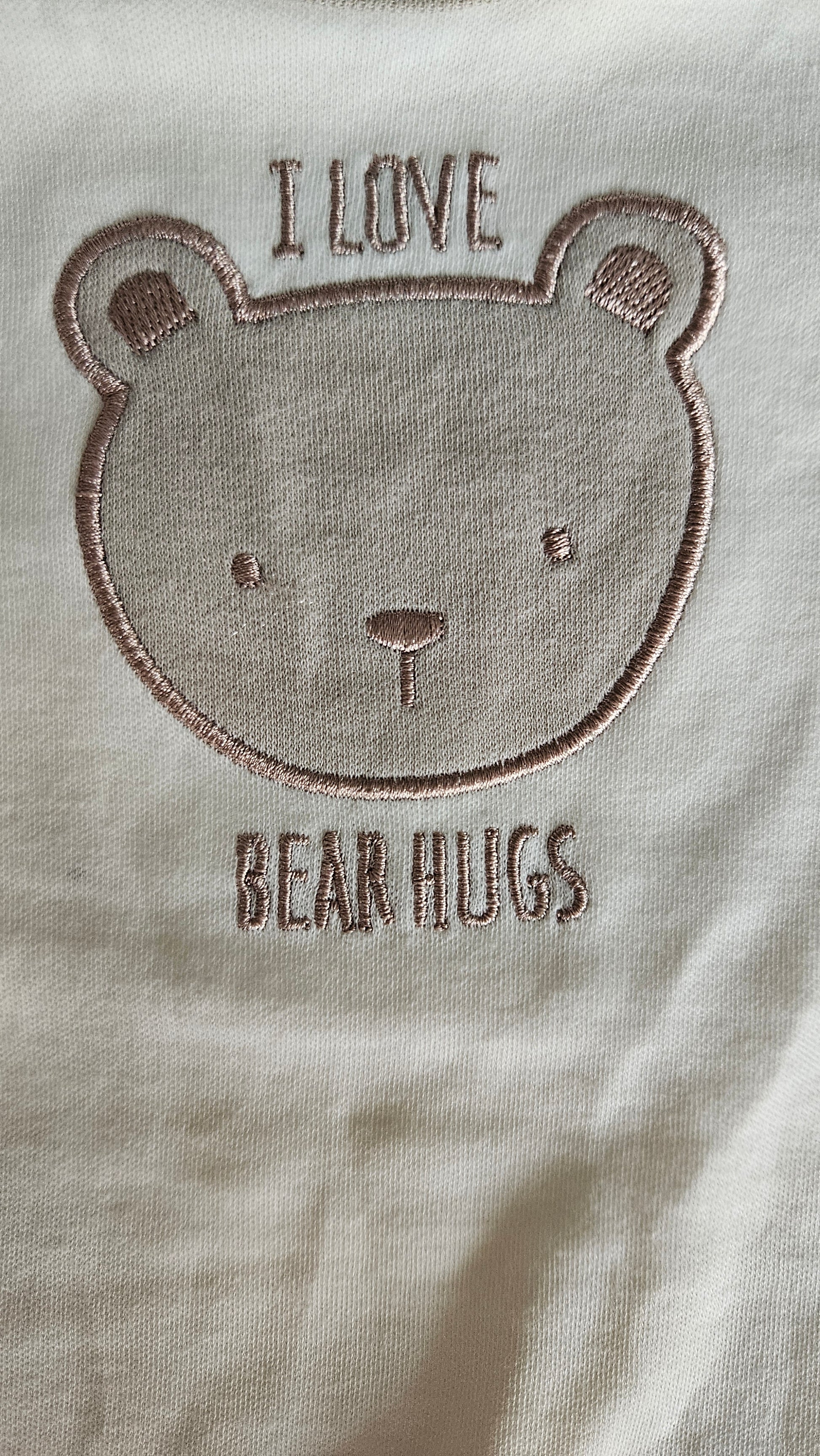 Lot de 2 bodies manches courtes mixte – Ourson