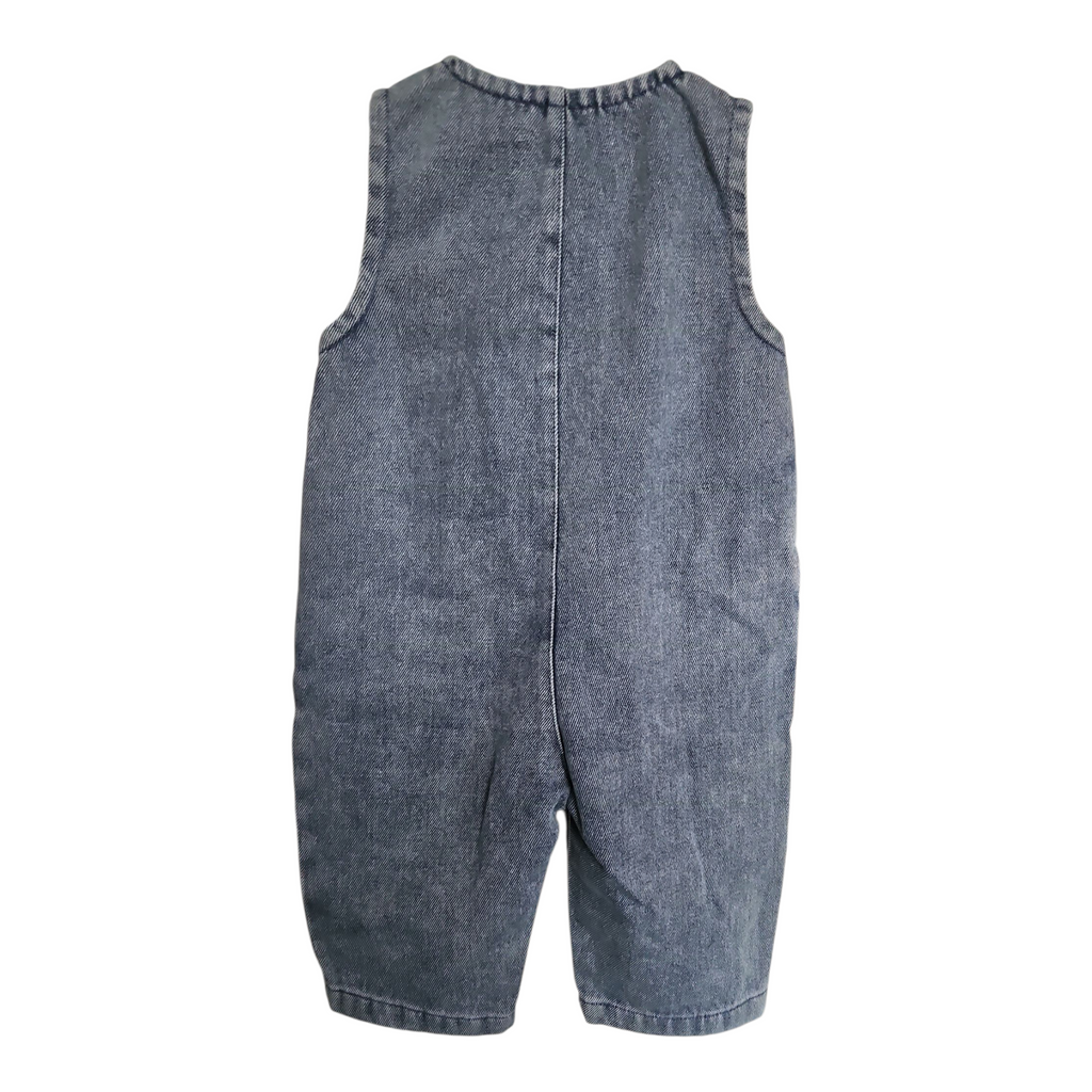 Salopette bébé mixte en denim – Ouverture 3 boutons