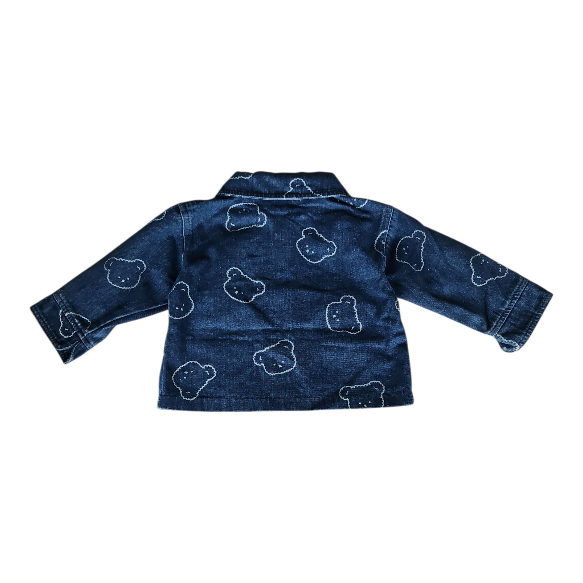Veste en jean bébé mixte – Imprimé ourson